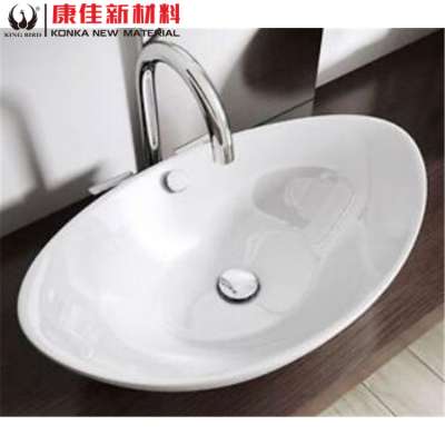 Professional Design  Nano Crystal Bathroom Vanities And Sinks Crystallized Glass Artificial Stone