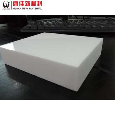 Professional design crystallized glass slab nano white marble stone floor tiles