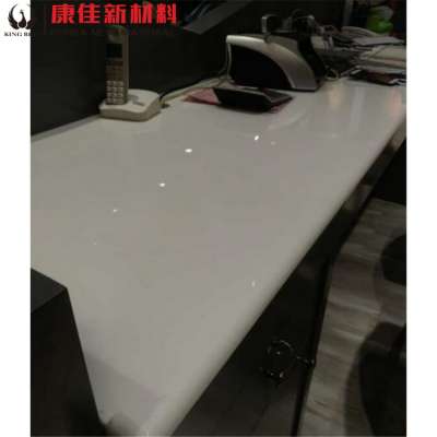 Factory lowest price nano white marble stone marble dining table tops kitchen worktops