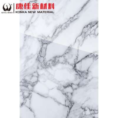 Factory Lowest Price  Kitchen Counter Tops Carrara Marble Blocks Mano White Marble Stone Nano Artificial White Marble